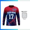 Custom Long Sleeve Soccer Jersey – Full Sublimation with 180gsm Milk Silk