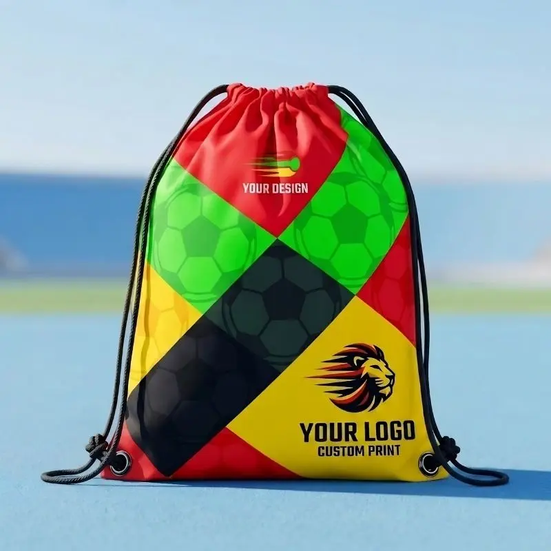 Soccer Drawstring Bags